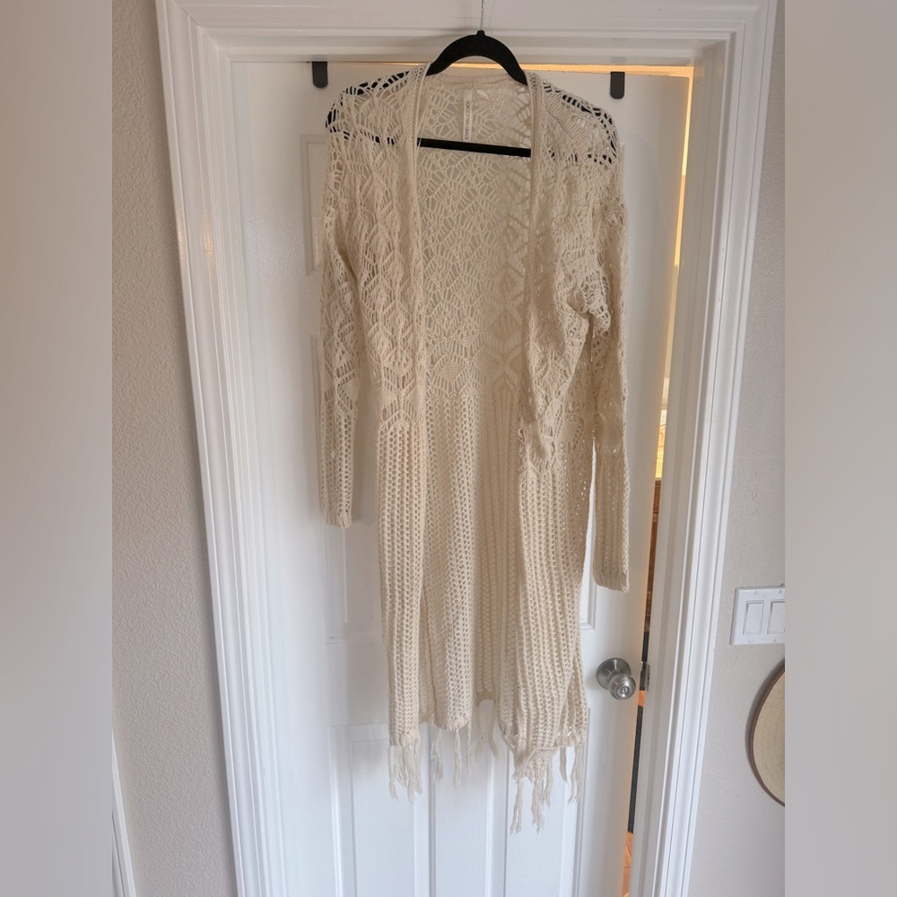 Long knit sweater/duster